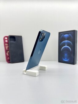 iPhone 12 PRO 128GB BLUE TOP STAV NOVÁ BATÉRIA 100% - 8