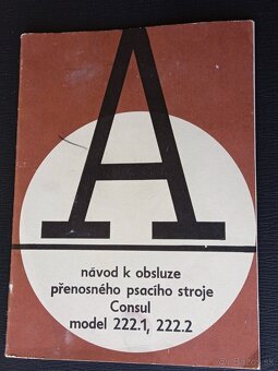 Písací stroj CONSUL – ako nový - 8