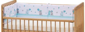 Detska postielka masiv, matrac, bočnice, podložka - 8