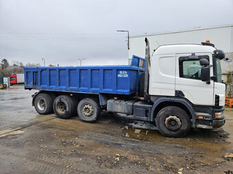 Sklapac Scania 124 420 2004 8x4 porucha motora - 8