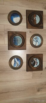 Miniatúry -tempera na plátne - 8