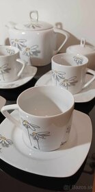 Krásny kvalitný nikdy nepoužitý český porcelán, čajová, kávo - 8