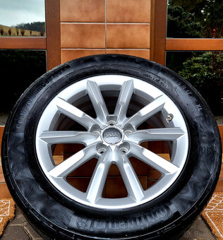 alu R17 5x112, letné pneu 235/55, orig. Audi Q3 + VW Tiguan - 8