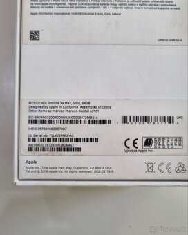Apple Iphone Xs Max 64GB Gold - 8