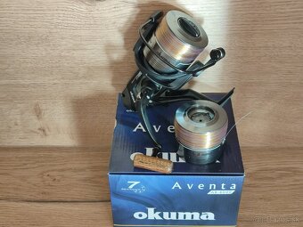 Naviják OKUMA Aventa 6000 + náhradná cievka + 2x nový silon - 8