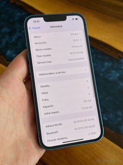 iPhone 13 128gb 100% bateria top stav - 8
