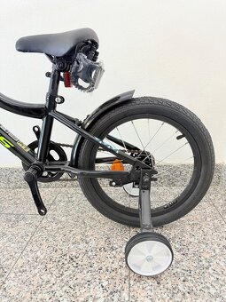 Kross Racer 3.0, 16“, detský bicykel, Black lime blue glossy - 8