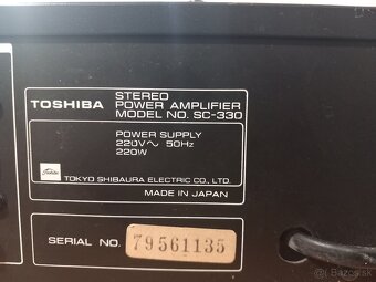Zosilňovač TOSHIBA SC - 330 - 8