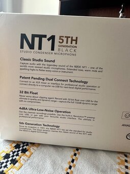 RODE NT1 5th Generation + stojan + štúdiove sluchadla - 8