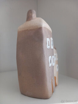 Sada 3ks keramické domčeky na sviečku - 8