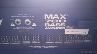 Basgitarovy zosilňovač Peavey - 8