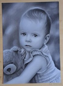 Kreslenie realistických portrétov, zvierat - portrét kresba - 8