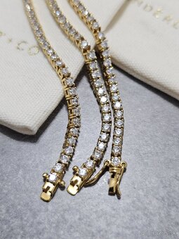 Tennis bracelet & tennis necklace set - 8