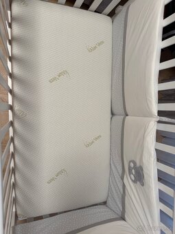 Detská postieľka Erbesi s medvedíkov a srdiečkami - 8