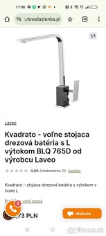 Vodovodná batéria kvadrato BLQ 765D - 8