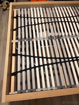 IKEA posteľ MALM s roštom LÖNSET + nočná komoda - 8