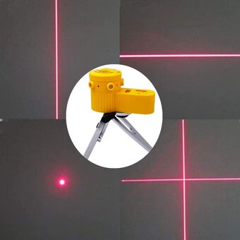 Líniový, krížový červený a bodový laser - 8