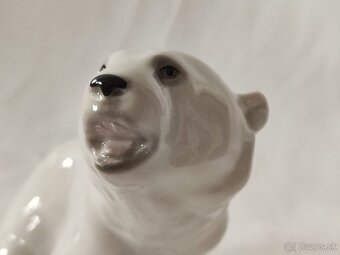 Sběratelská soška Lední medvěd, Lomonosov,SSSR - 8