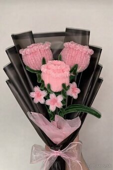 Kvety z chlpatého drôtiku - 8