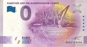 0 euro / 0 € souvenir bankovky 2022/1 - 8