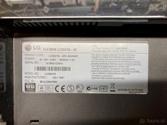 Monitor LG Flatron Wide L226WTQ-SF - 8