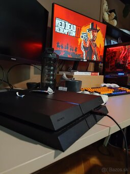 PS 4 SONY konzola, 2 originál ovládače 861 gb uložisko + hry - 8