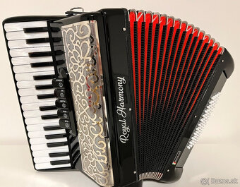 Predám nový akordeón Royal HARMONY 60 basový - krásny zvuk - 8