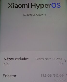 Xiaomi Redmi Note 13 pro+ 5G 12GB / 512GB - 8