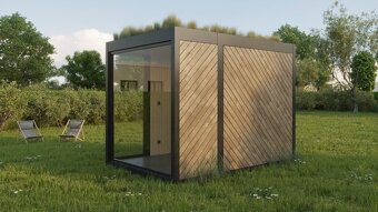 Predám mobilný, zateplený, moderný, dizajnový domček z ocele - 8
