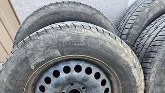 Predam letne Continental215/60 R17 zimne na diskoch 215/65 - 8