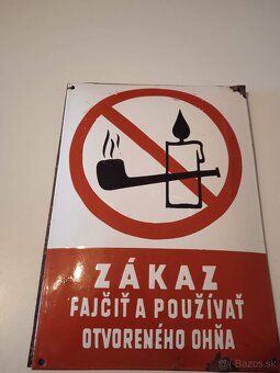 Predám smaltové staré tabuľky . - 8