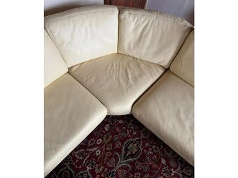 Luxusní moderní rohová kožená sedací souprava,3221 - 8