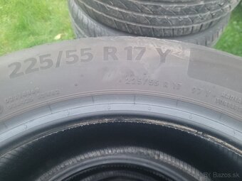 Predám letné pneumatiky CONTINENTAL 225/55 R17 - 8