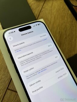 Iphone 15 Pro 128GB čierne/black - 8