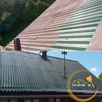 ✅✅Natieranie plechových krytín aj striech✅Čistenie striech✅ - 8