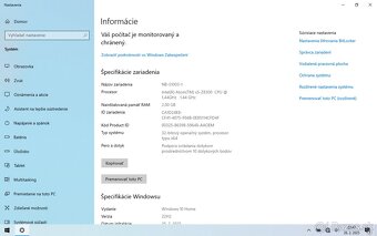 ACER One 10 - tablet + notebook 2v1, TOP stav, Windows 10 - 8
