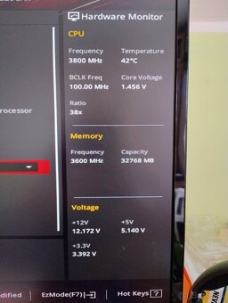 ROX STRIX B550-F GAMING + RYZEN 7 5800X + 32GB DDR4-3600 - 8