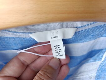 Nová dámska ľanová košeľa H&M -veľ. XL - 8