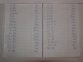 Elektrónky cca 500 kusov+21TE31,pätice,relé,konektory - 8