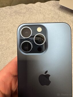 Predám iPhone 15 pro max 256gb Blue Titanium - 8