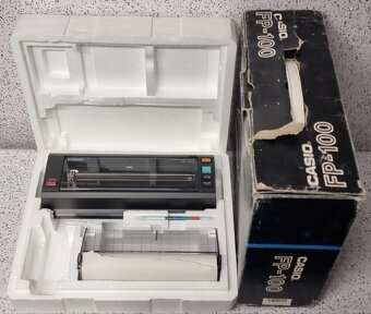 CASIO FP-100 / TLAČIAREŇ + ORIGINAL BOX - 8