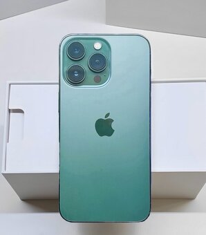 iPhone 13 Pro Alpine Green BATERIE 100% TOP - 8