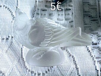 Sklenené dekorácie - zberateľské - 8