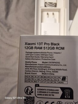 Xiaomi 13T pro 12/512 - 8