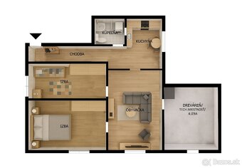 ►Veľký historický Apartmán 3+1izb.so záhradou,chatkou Štiavn - 8