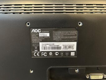 Monitor AOC E2250SWDN - 21,5” full HD - 8