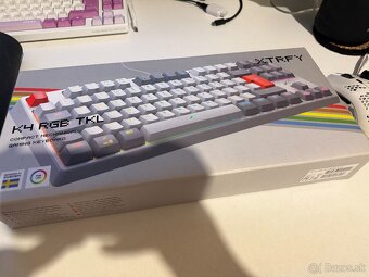 Predám hernú mechanickú klávesnicu (80%) CHERRY XTRFY K4V2 - 8