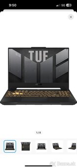 ASUS TUF Gaming A15 FA507NVR-LP008 Mecha Gray kovový - 8