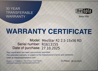 Meopta Meostar R2 2,5x15x56 RD - 8