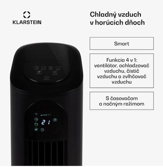 Ochladzovač vzduchu Klarstein Polar Tower Smart - 8